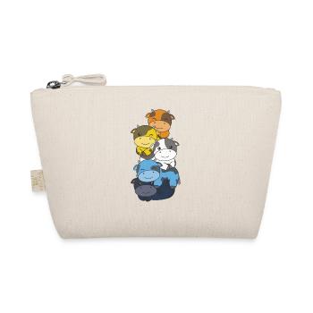 Aroace Flag Pride LGBTQ Mignon Cow Stack - Trousse biologique - nature - Devant