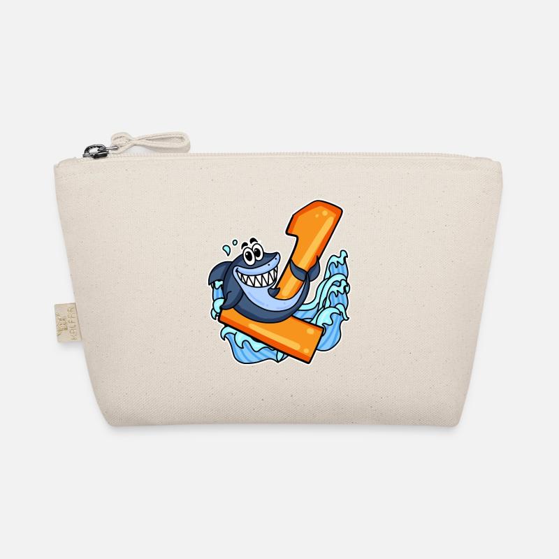 1 an - inscription à l’école - motif de requin Trousse biologique
