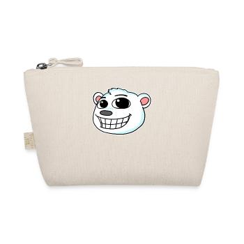 Polar Bear Head - Organic Pouch - nature - Front