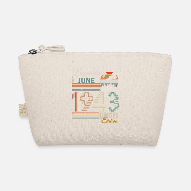 Geburtstagsgeschenk geboren im Juni 1943 Bio-Täschchen