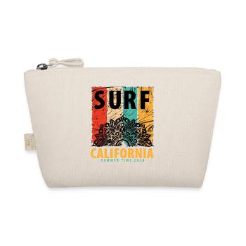 surf california summer time 2023 vintage - Organic Pouch - nature - Front