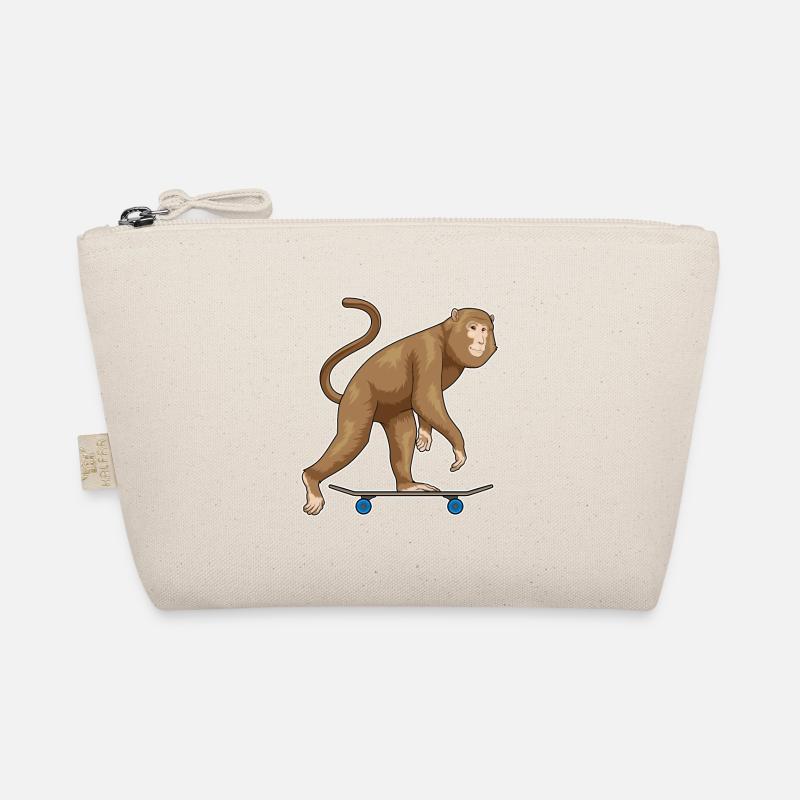 Monkey Skater Skateboard Trousse biologique