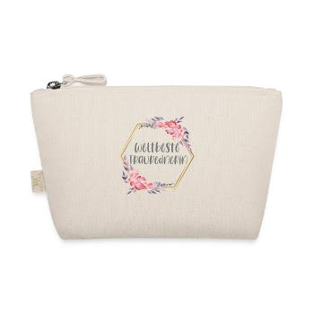 Weltbeste Traurednerin Hochzeit Beruf Geschenk - Bio-Täschchen - Natur - Vorne