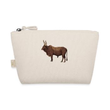 Drawing of an Ankole cow - Organic Pouch - nature - Front