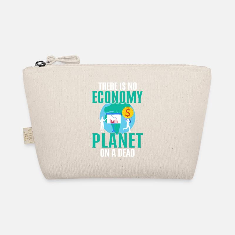 There Is No Economy on a Dead Planet - Bio-Täschchen - Natur