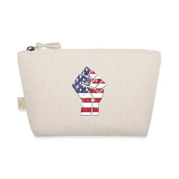 USA-Flagge Amerikanischer Country-Stolz Ureinwohner-Abstammung - Bio-Täschchen - Natur - Vorne