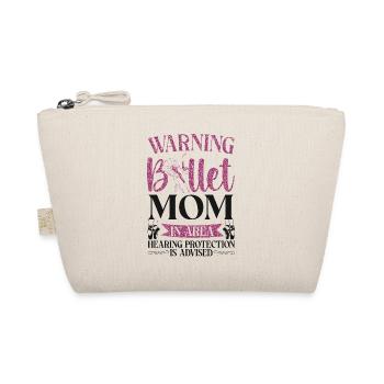 Ballet Dancer Dance Girl Ballerina - Organic Pouch - nature - Front