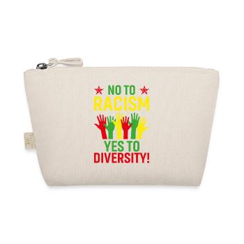 No to Racism, Yes to Diversity - Bio-Täschchen - Natur - Vorne