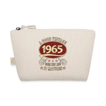 58th Birthday 1965 '58 Good Vintage - Organic Pouch - nature - Front