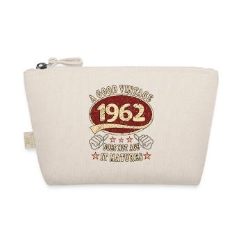 61st Birthday 1962 '61 Good Vintage - Organic Pouch - nature - Front