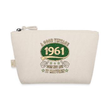62nd Birthday 1961 '62 Good Vintage - Organic Pouch - nature - Front