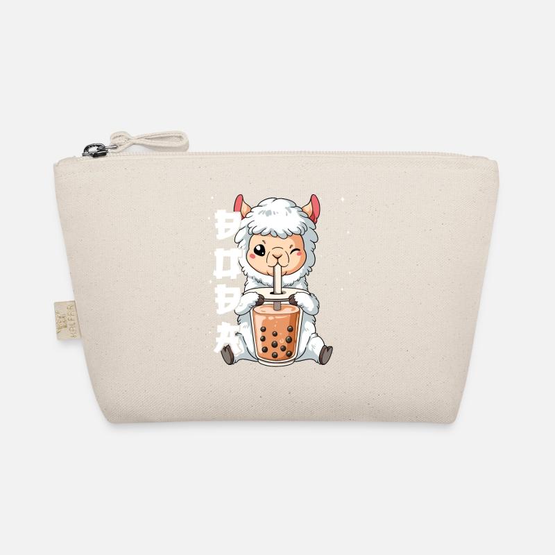 Boba Tea Lama Bubble Tea Bio-Täschchen