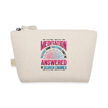 Lustige Meditation, Spirituelle Meditation - Bio-Täschchen - Natur - Vorne