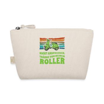 Nicht ansprechen Träume von Roller Scooter - Bio-Täschchen - Natur - Vorne