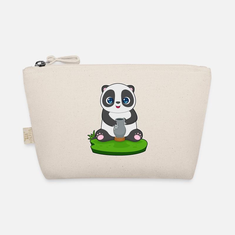 Panda Handwerker Krug Bio-Täschchen