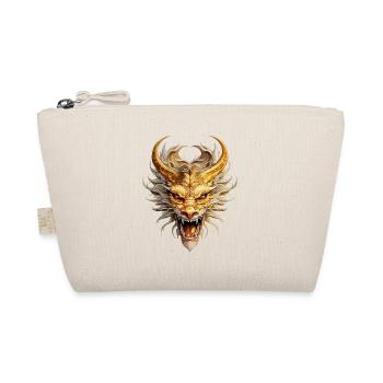Dragon Gold Fantasy Magic Mysticism Creature Animal - Organic Pouch - nature - Front