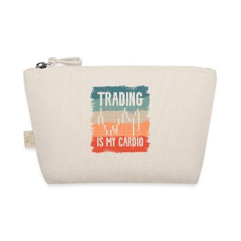 Trading ist mein Cardio Stock Market Trader Aktien - Bio-Täschchen - Natur - Vorne