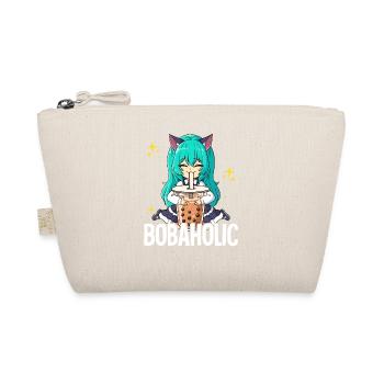 Bubble Tea Anime Neko Girl Boba Tea Bobaholic - Organic Pouch - nature - Front