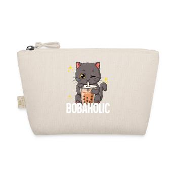 Bubble Tea Cat Boba Tea Bobaholic - Organic Pouch - nature - Front