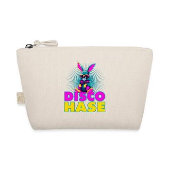 Disco Hase Tanz Tanzen - Bio-Täschchen - Natur - Vorne