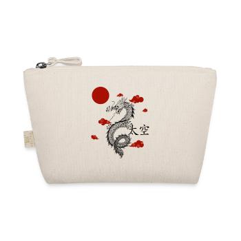 Japanese Aesthetic Chinese Dragon Tattoo - Organic Pouch - nature - Front