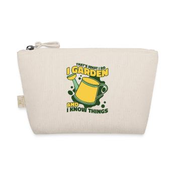 I Garden And I Know Things Allotment Garden Gardener - Organic Pouch - nature - Front