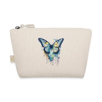 Watercolor Butterfly - Organic Pouch - nature - Front
