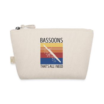 Bassoon Orchesta design for bassoonists - Organic Pouch - nature - Front