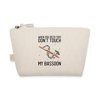 Bassoonist for bassoon orchestra and bassoonist - Organic Pouch - nature - Front