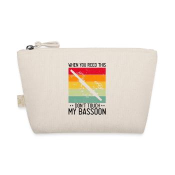 Bassoon Orchesta design for bassoonists - Organic Pouch - nature - Front