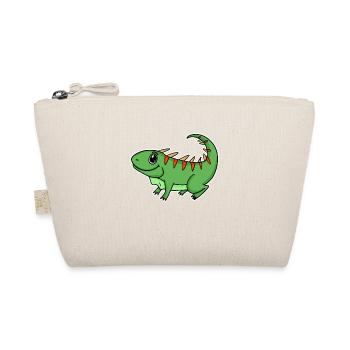 Iguana Green Reptiles - Organic Pouch - nature - Front