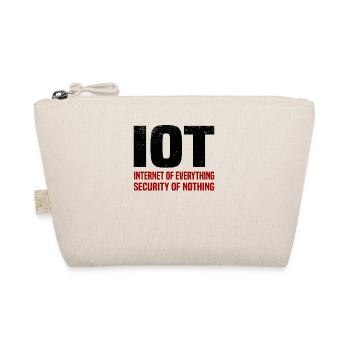 Internet Of Things IOT Programmer Admin IT - Organic Pouch - nature - Front