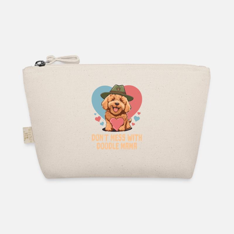 Ne plaisantez pas avec Doodle Mama Goldendoodle Dog Mom Trousse biologique
