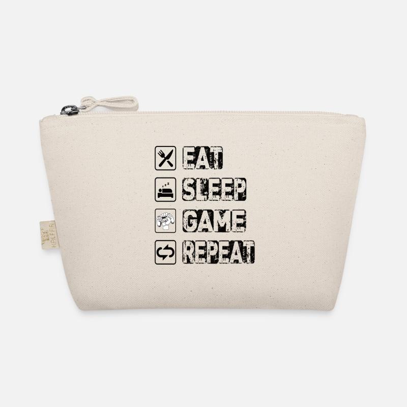Eat Sleep Game Repeat Bio-Täschchen