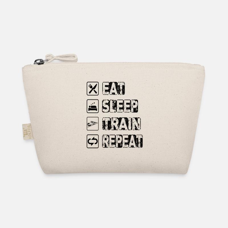 Eat Sleep Train Repeat Bio-Täschchen