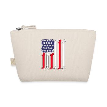 Dackel Hund Geschenk 4th Of July Dachshund - Bio-Täschchen - Natur - Vorne