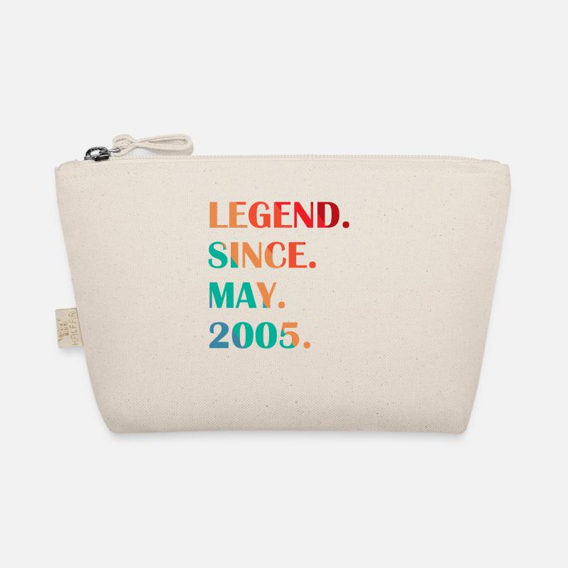 18. Geburtstag Legend since May 2005 Legende retro Bio-Täschchen