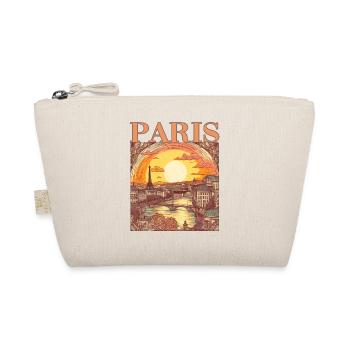 Paris Eiffelturm Bonjour Souvenirs - Bio-Täschchen - Natur - Vorne
