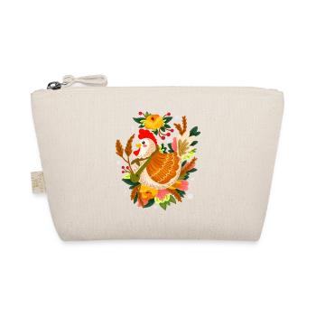 Mother chicken hatches eggs from chicken farming - Organic Pouch - nature - Front