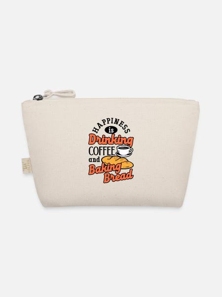 Baking Bread Drinking Coffee Caffeine Bread Baker - Organic Pouch - nature - Front