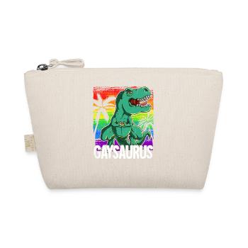 Pride LGBTQ Gaysaurus Kostüm Pride Month - Bio-Täschchen - Natur - Vorne