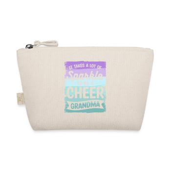 It Takes A Lot Of Sparkle To Be A Cheer Grandma - Organic Pouch - nature - Front