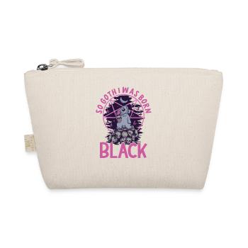 Satan Beelzebub Devil Gothic Pentagram Mystical - Organic Pouch - nature - Front