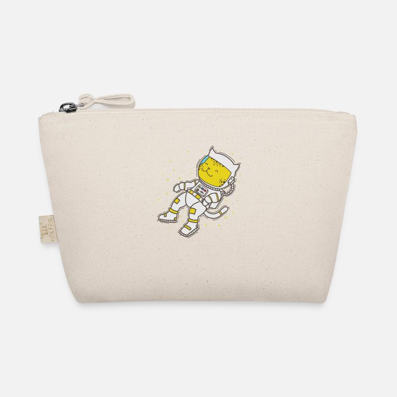 Leopard in space Big cat Predator Organic Pouch