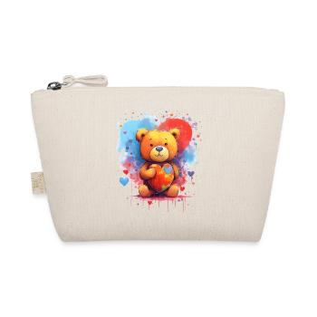 Love is a Bear Necessity - Organic Pouch - nature - Front
