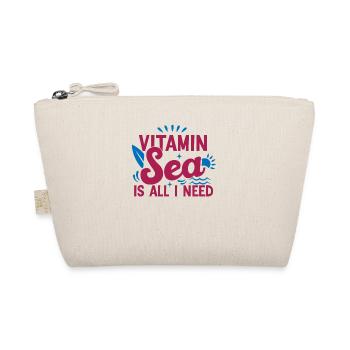 Ich brauche Vitamin Sea - Bio-Täschchen - Natur - Vorne