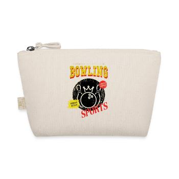 Bowling Bowling Bowling Ball Pins Bowling Players - Organic Pouch - nature - Front