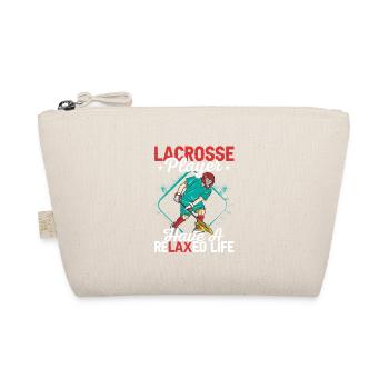 Lacrosse Player Have A Relaxed Life Lifestyle Team - Organic Pouch - nature - Front