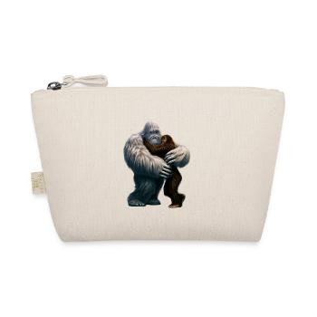 Yeti embrasse Bigfoot - Trousse biologique - nature - Devant