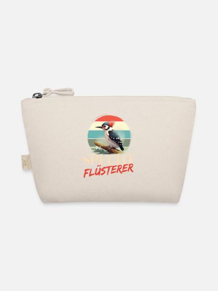 Specht Flüsterer Buntspecht Vogel - Bio-Täschchen - Natur - Vorne